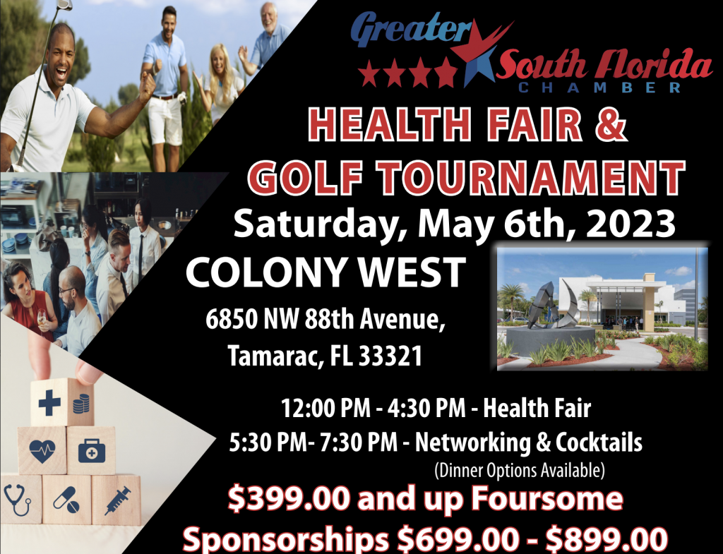 HEALTH FAIR & GOLF TOURNAMENT @ COLONY WEST