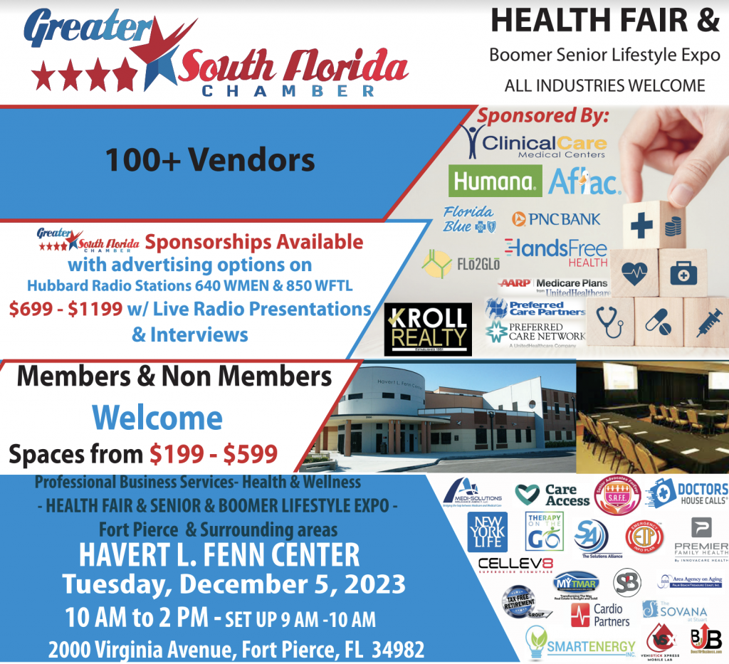 Havert L Fenn Center- St. Lucie - Sr/Boomer Lifestyle. Health Fair @ HAVERT L. FENN CENTER